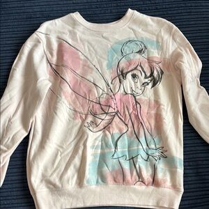 Pink Disney Tinkerbell Crewneck